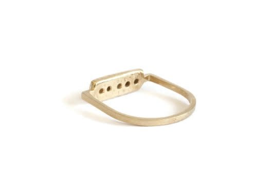 Moonphase Ring - Blue Sapphire