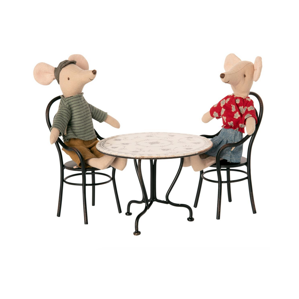 Miniature Black Arm Chair