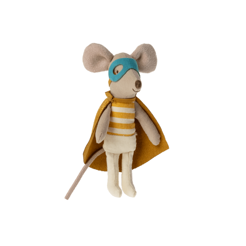 Little Brother Superhero Mouse in Box