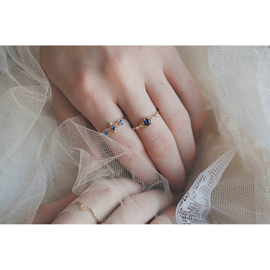 Sapphire Winter Waltz Ring