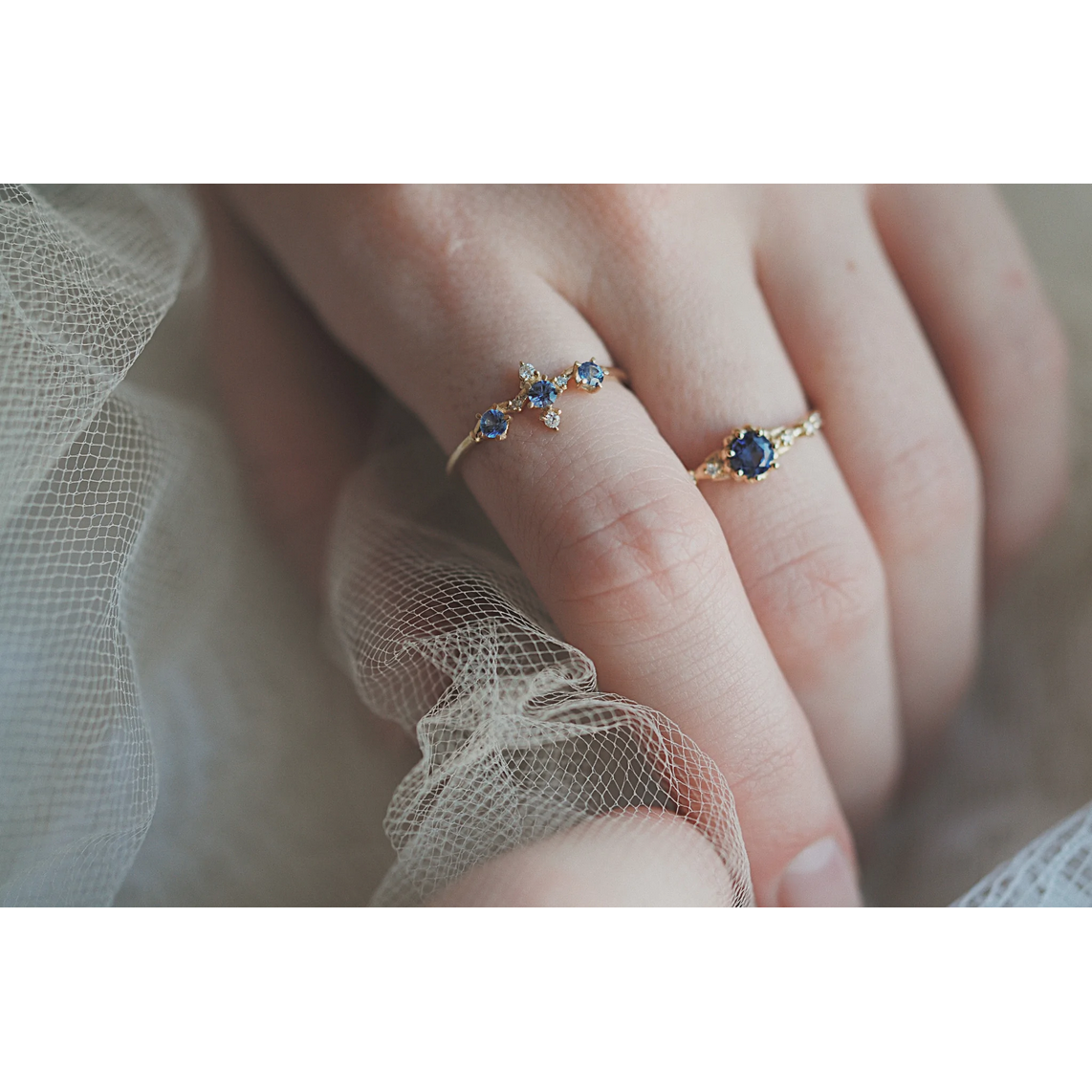 Sapphire Winter Waltz Ring