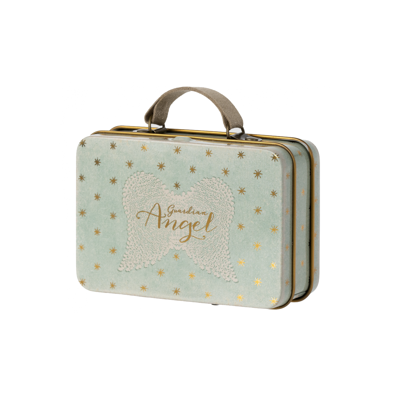 Angel Mouse in Suitcase