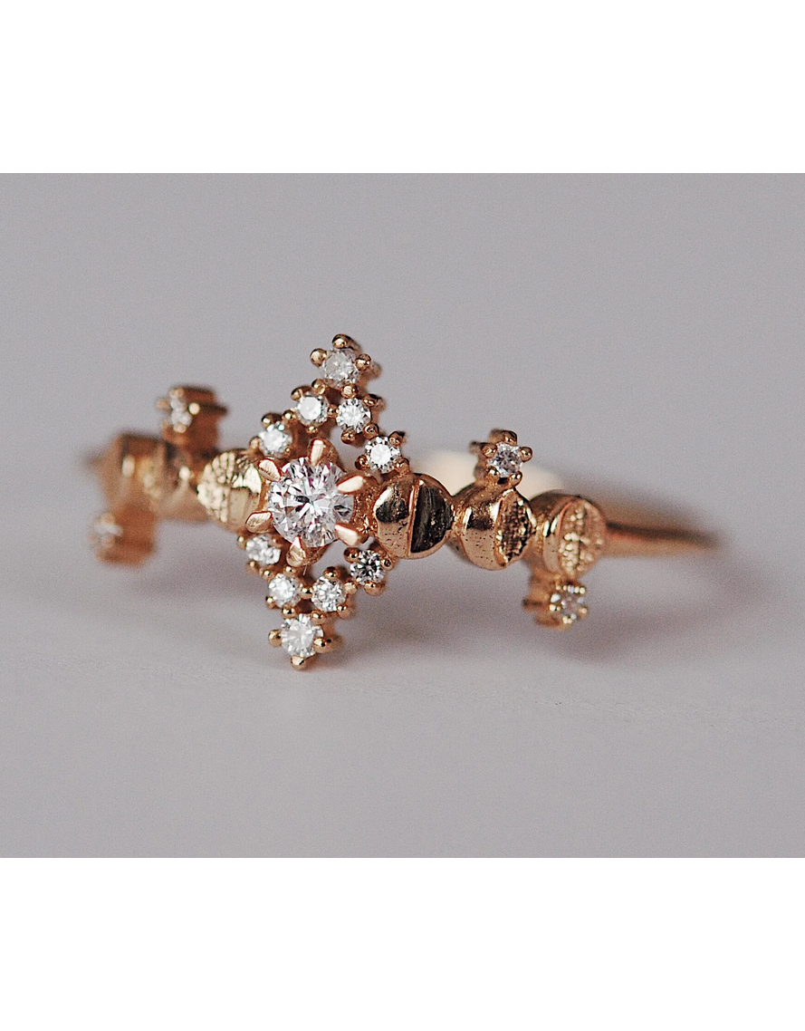 Diamond Cosmic Witch Ring