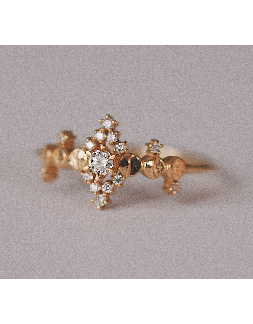 Diamond Cosmic Witch Ring
