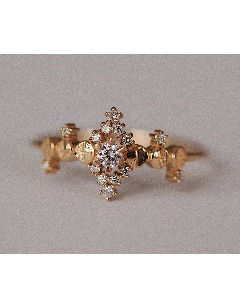 Diamond Cosmic Witch Ring