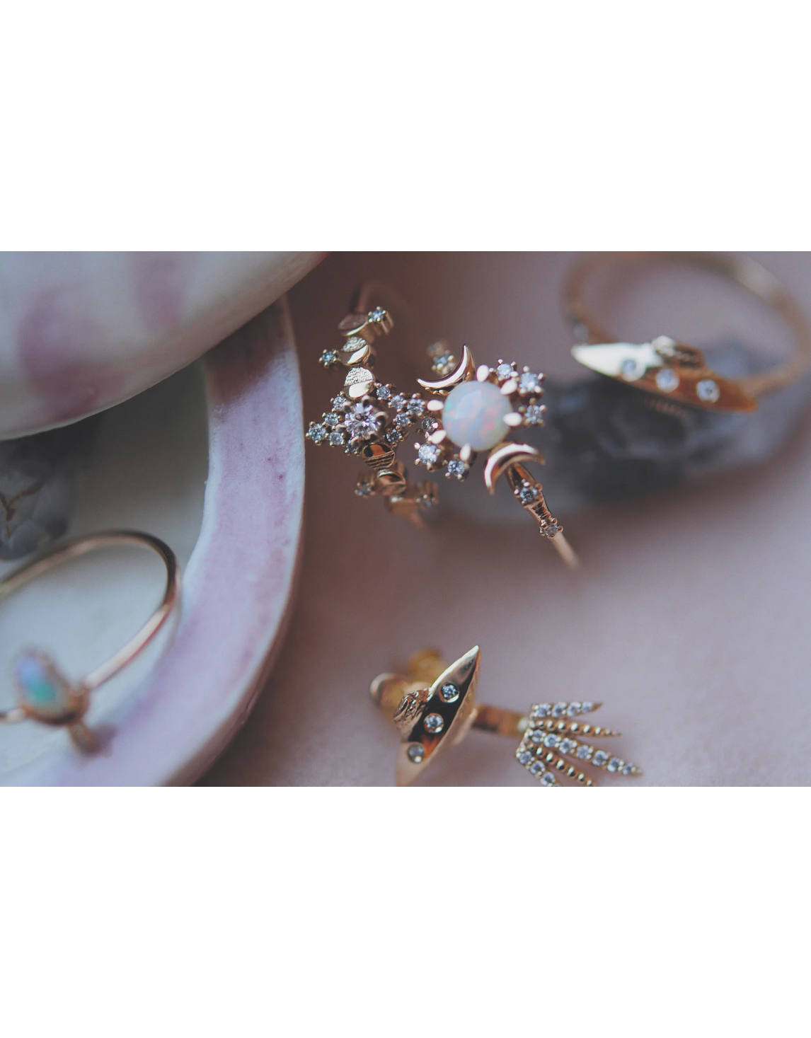 Diamond Cosmic Witch Ring