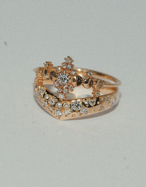 Diamond Cosmic Witch Ring