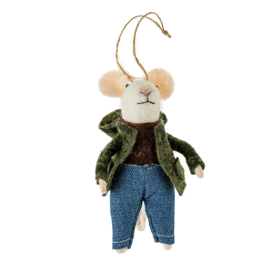 Off-Duty Oscar Mouse Ornament