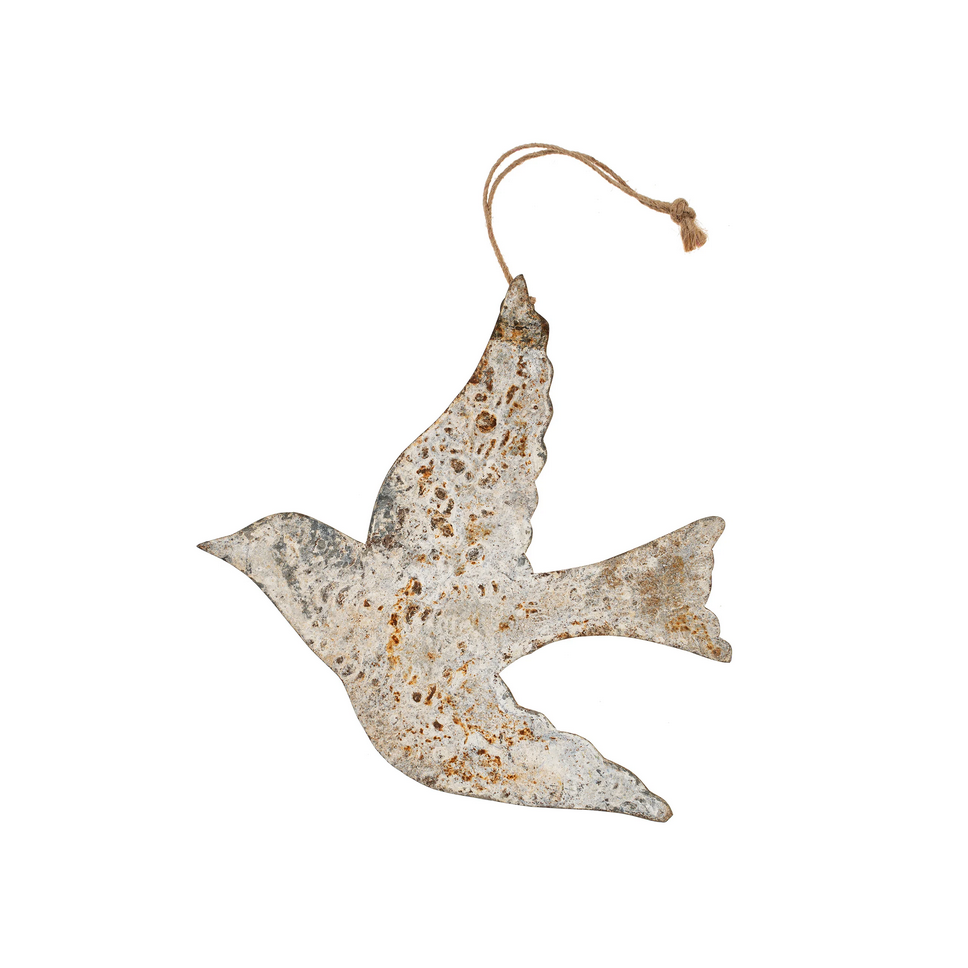 Vintage Dove Ornament - Large