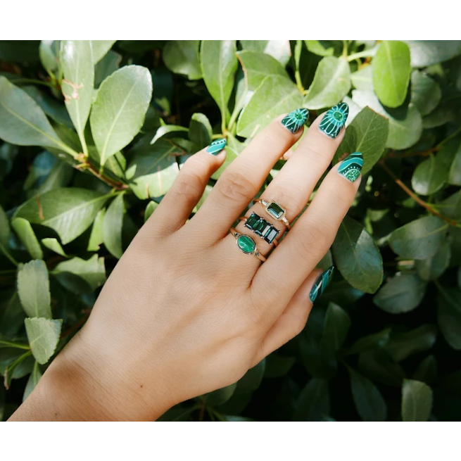 Eve Green Tourmaline Ring