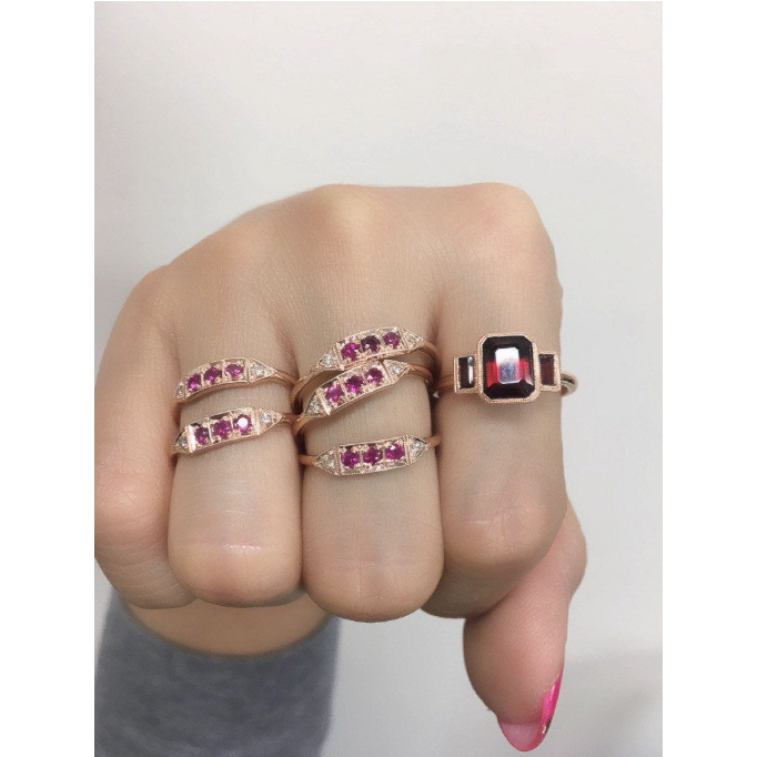Ms. Goodbar Ruby Ring