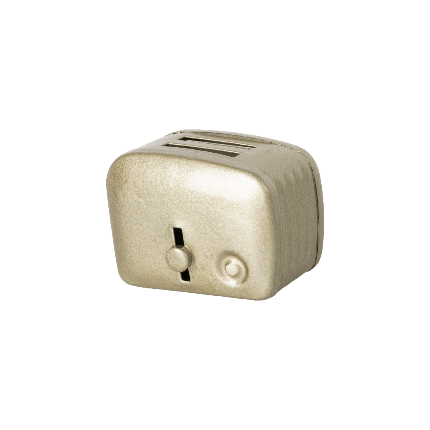 Miniature Toaster + Toast - Silver