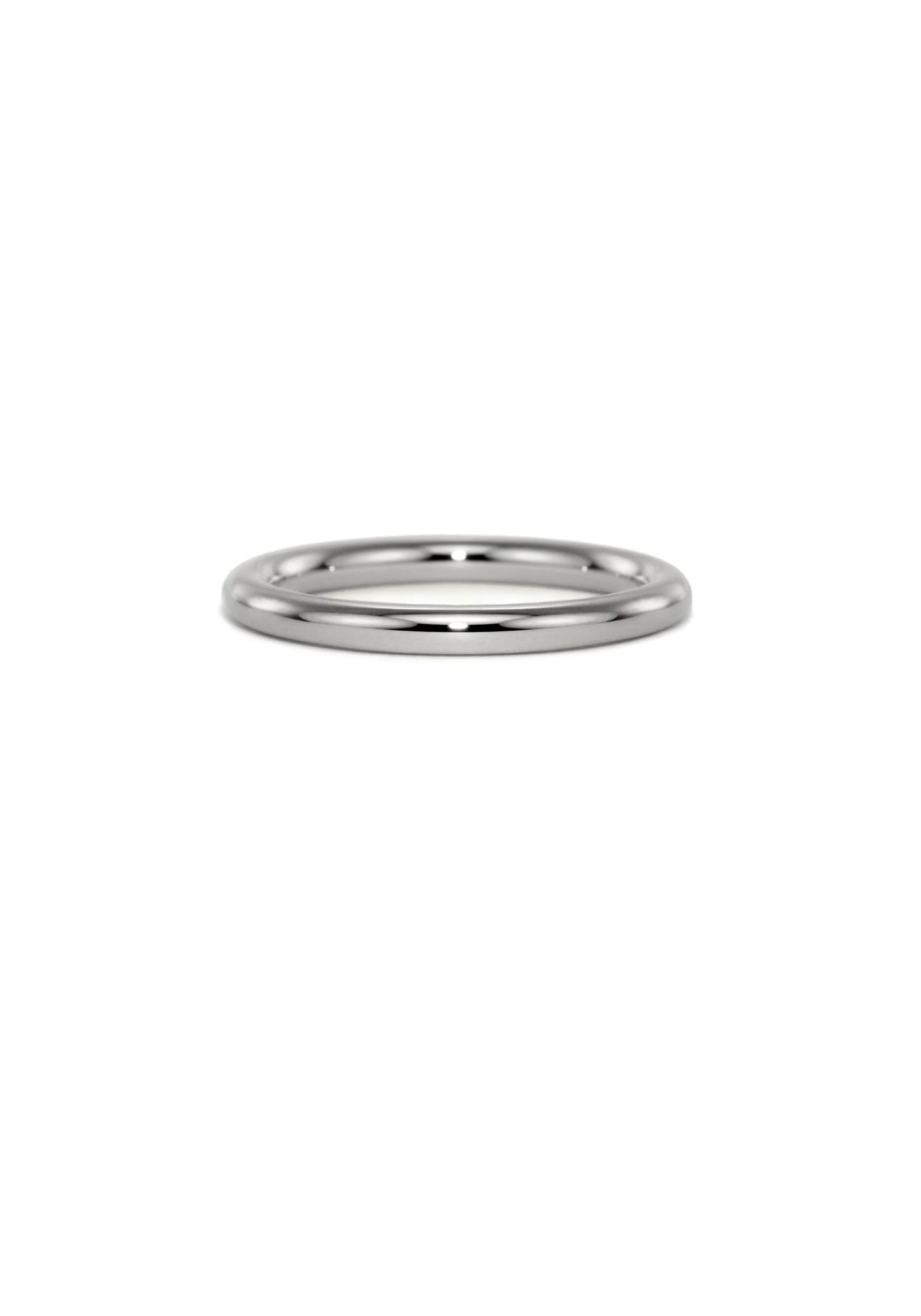 Slice Polished Round Band