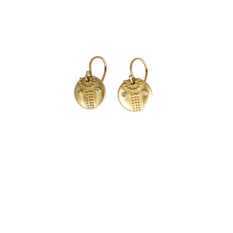 Small Shield Earrings