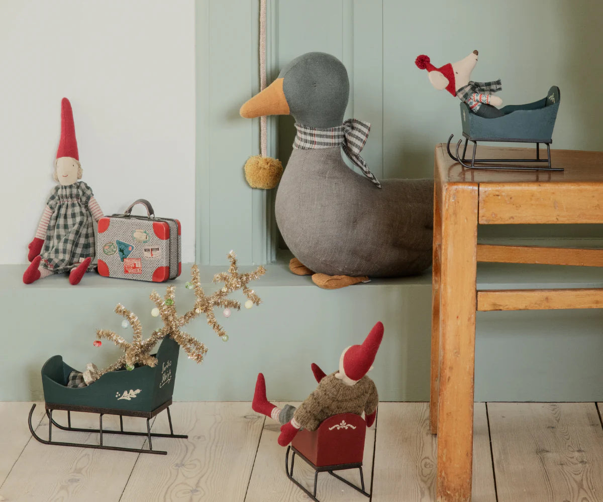 Mouse Sleigh - Green