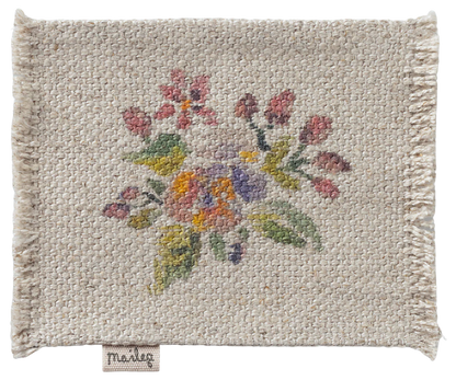 Small Mouse Rug - Flowers