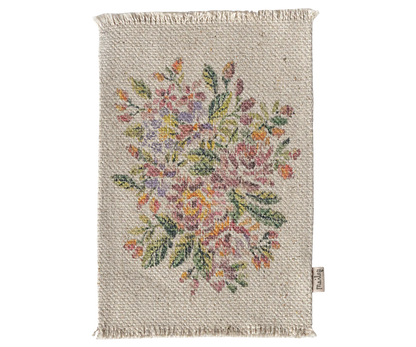 Medium Mouse Rug - Flowers