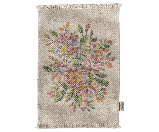 Medium Mouse Rug - Flowers