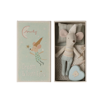 Little Brother Tooth Fairy Mouse in Matchbox