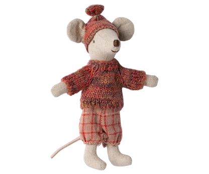 Big Sister Mouse Winter Ski Set - Rose