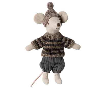 Big Brother Winter Mouse with Ski Set - Grey