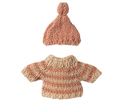 Big Sister Mouse Knitted Sweater + Hat
