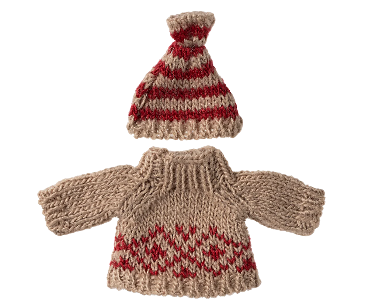 Mum Mouse Knitted Sweater + Hat