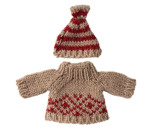 Mum Mouse Knitted Sweater + Hat