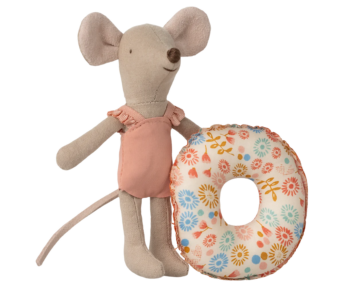 Beach Little Sister Mouse with Float - Flower
