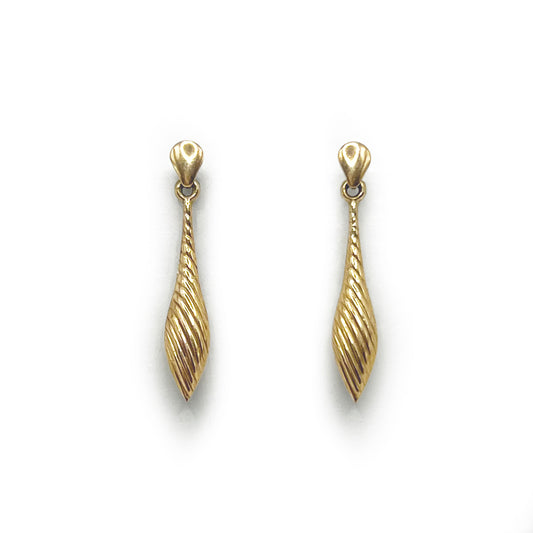Vintage 9ct. Yellow Gold Drop Earrings