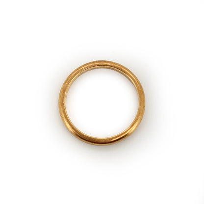 Vintage 18ct Yellow Gold Donut Band Ring - Sz. 6