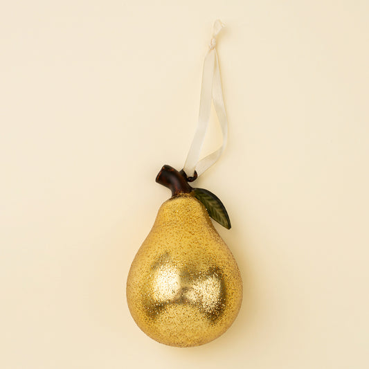 Golden Pear Ornament