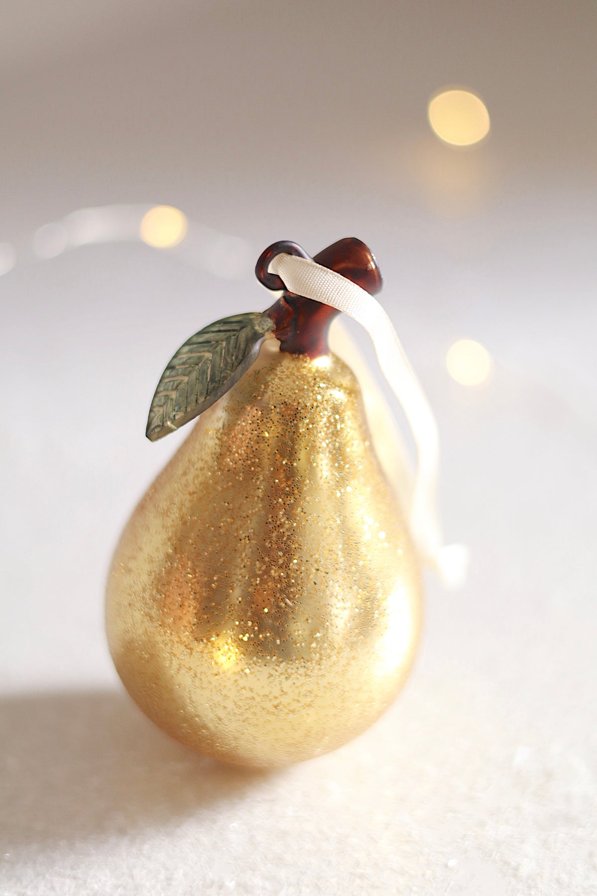 Golden Pear Ornament