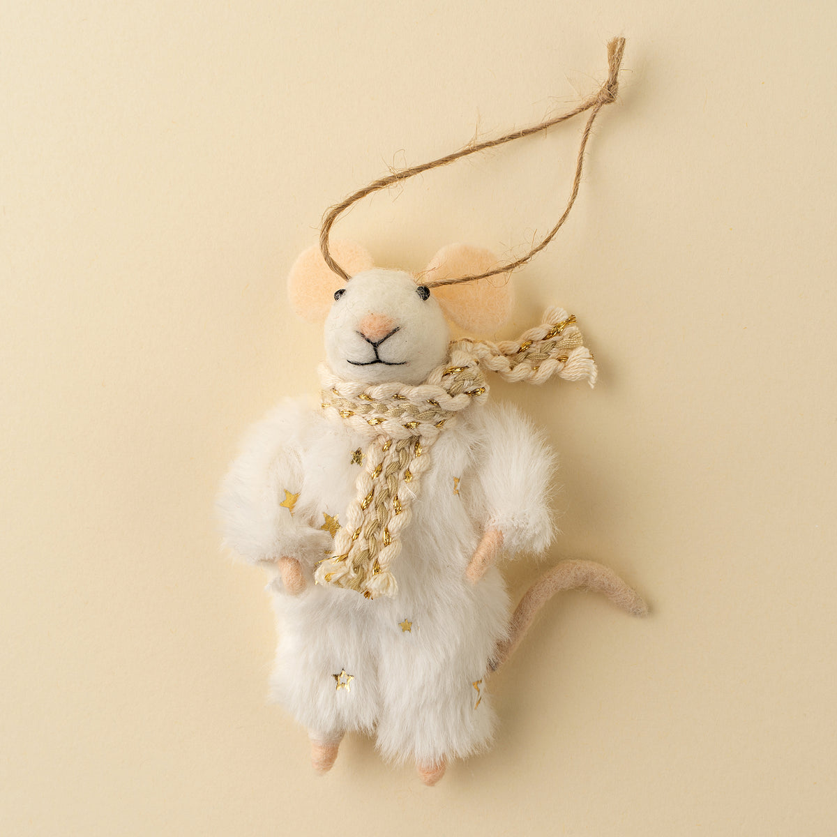 Winter White Wendy Mouse Ornament
