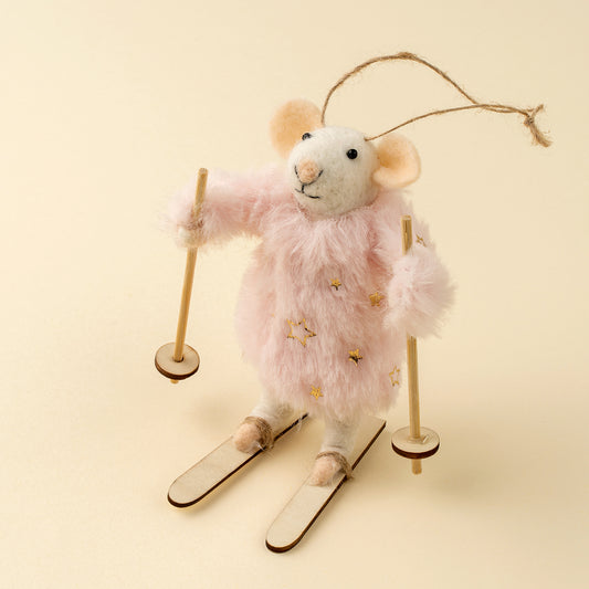 Skiing Sophie Mouse Ornament