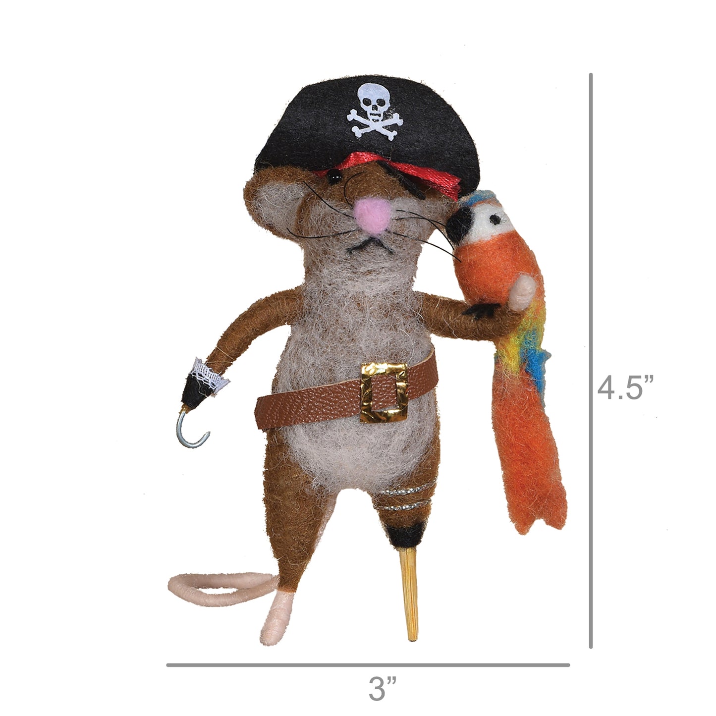 Pirate Mouse Ornament
