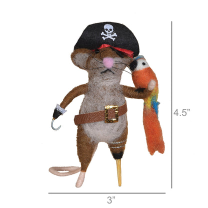 Pirate Mouse Ornament