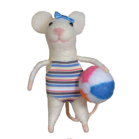 Swimmer Gal Mouse Ornament