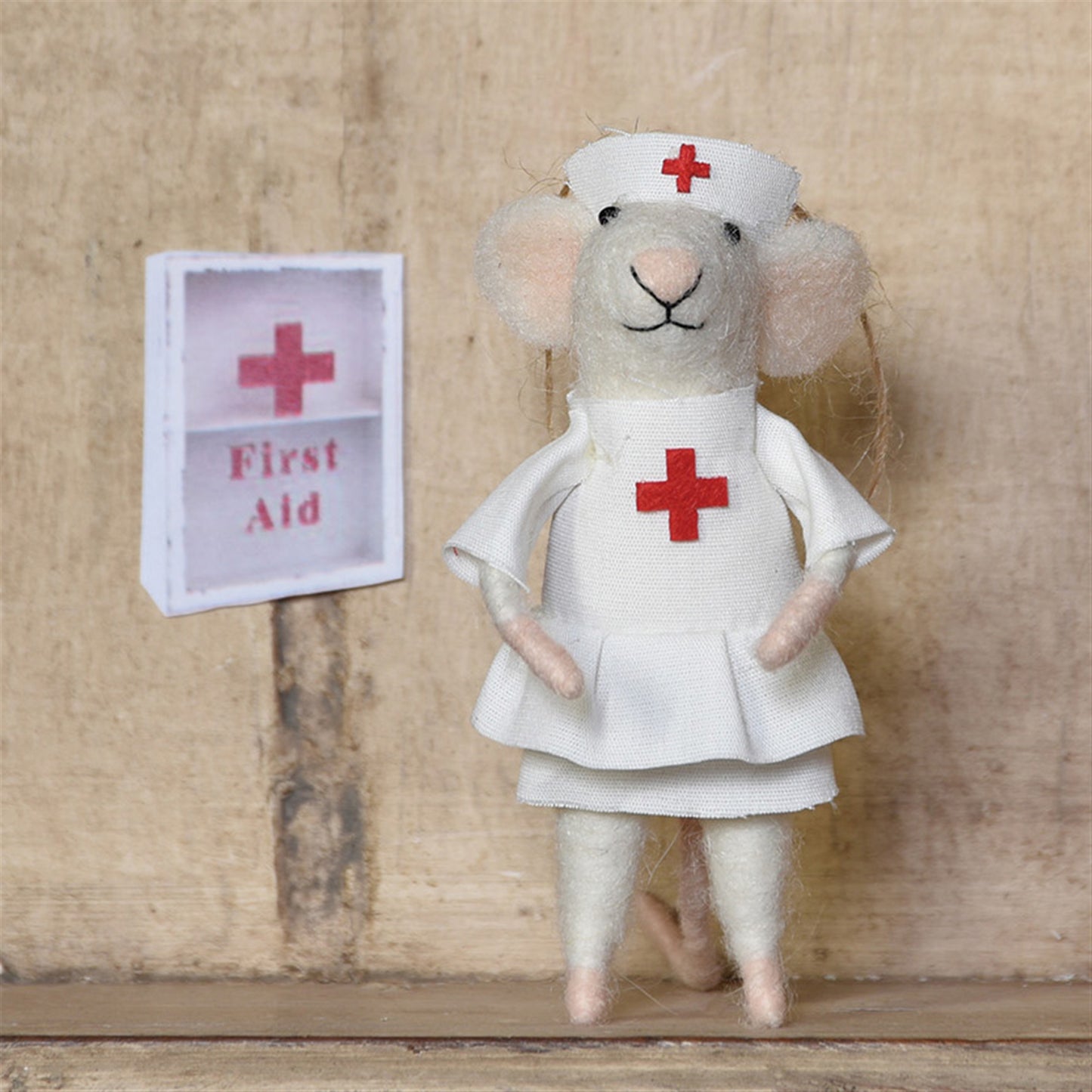 Nurse Mouse Ornament
