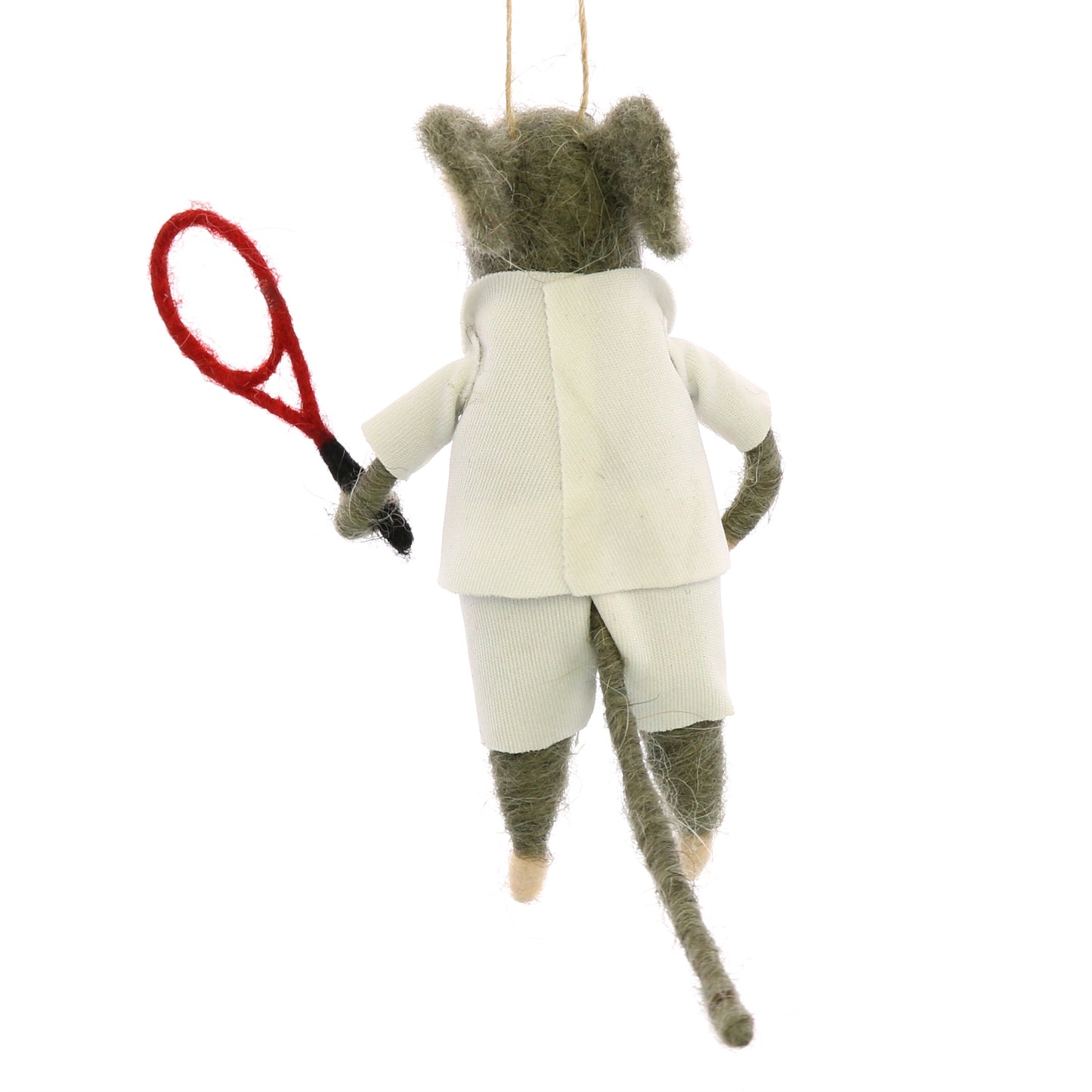 Tennis Player Mouse Ornament