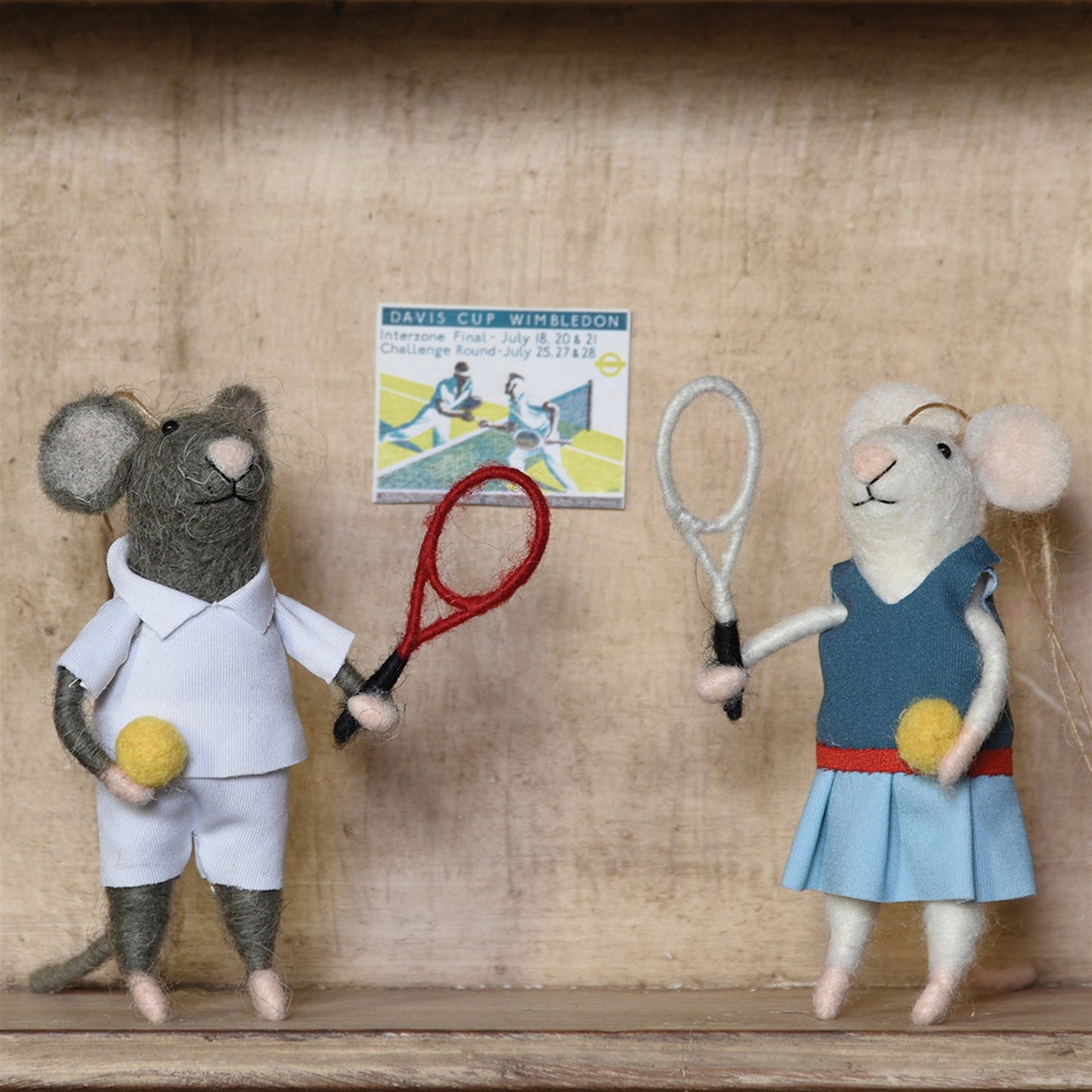 Tennis Player Mouse Ornament