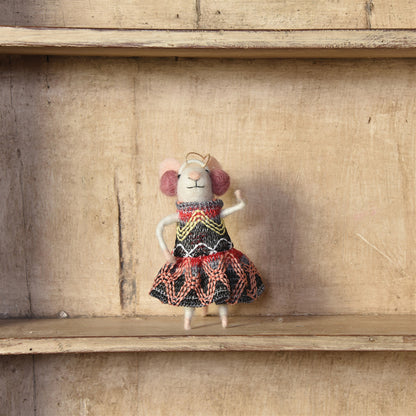 Wintertime Gal Mouse Ornament