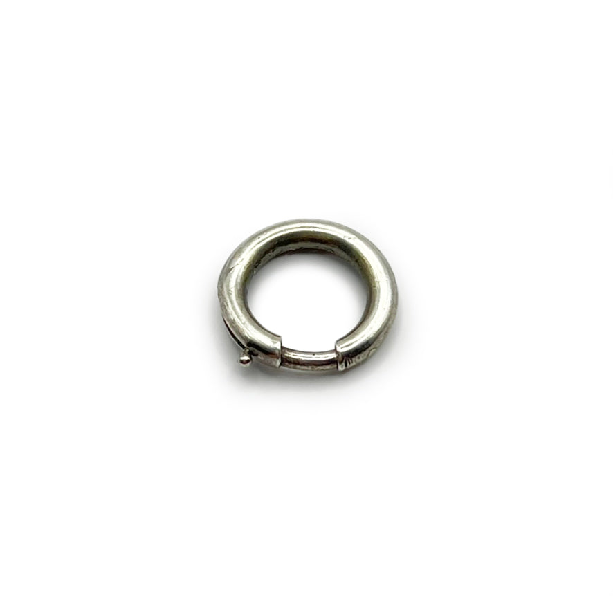 Vintage Medium Bolt Ring Connector - Sterling Silver