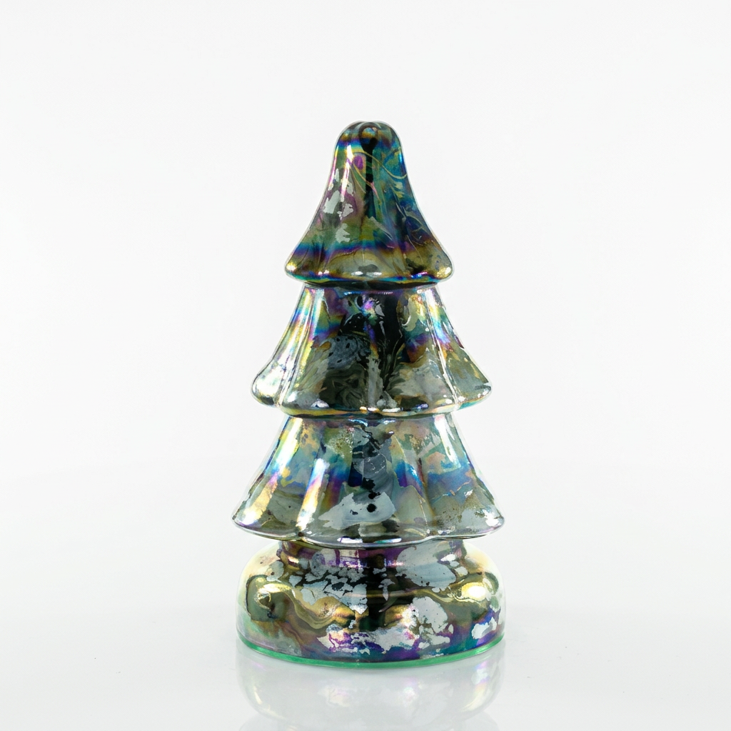 IRIDESCENT GREEN TREE - SMALL