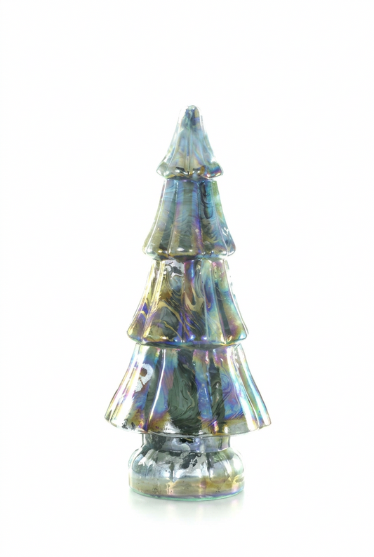 IRIDESCENT GREEN TREE - MEDIUM