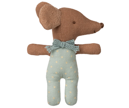 Pre-Order: Mid September - Sleepy Wakey Baby Mouse in Matchbox - Blue