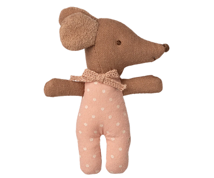 Pre-Order: Mid September - Sleepy Wakey Baby Mouse in Matchbox - Rose