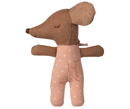 Pre-Order: Mid September - Sleepy Wakey Baby Mouse in Matchbox - Rose