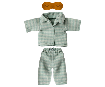 Dad Mouse Pyjamas - Mint + Sand