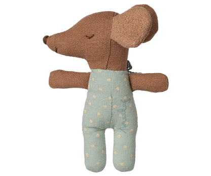 Pre-Order: Mid September - Sleepy Wakey Baby Mouse in Matchbox - Blue